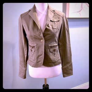 Khaki Tailored Blazer